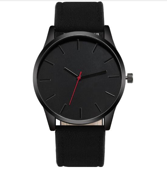 Customize logo Fashion Large Dial Military Quartz Men Watch Leather Business Casual Sport Watches Male Clock Wrist Watch Reloj Relogio Masculino