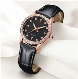 Fashion Women Korean Watches Trend Quartz Waterproof Luminous Student Simple Leather Lady Watch