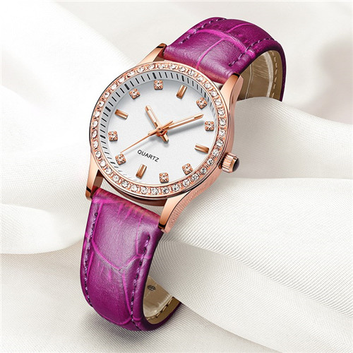 Fashion Women Korean Watches Trend Quartz Waterproof Luminous Student Simple Leather Lady Watch